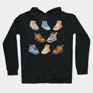 Funky Cute High Top Tennis Shoes Hoodie